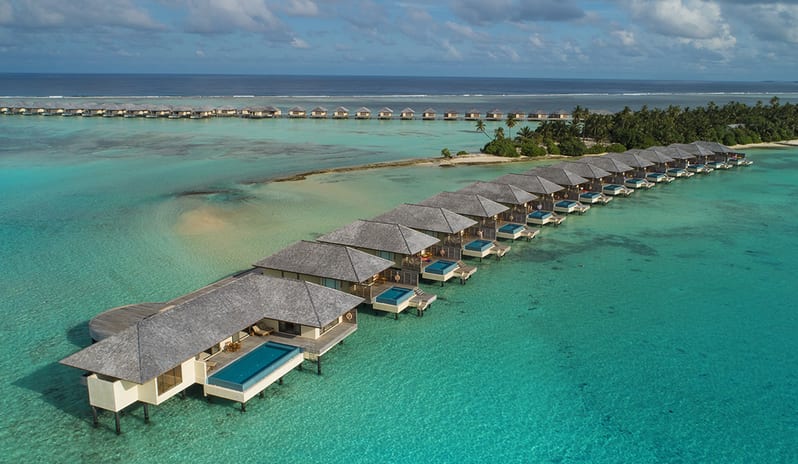 WATER POOL VILLA AERIAL VIEW